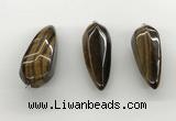 NGP5563 14*40mm - 23*58mm teardrop yellow tiger eye pendants