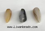 NGP5571 18*40mm - 23*58mm teardrop agate gemstone pendants