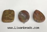 NGP5752 30*40mm freeform agate gemstone pendants wholesale