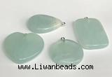 NGP5762 25*35mm - 30*40mm freefrom gemstone pendants wholesale