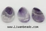 NGP5855 30*50mm - 40*60mm freeform dogtooth amethyst pendants