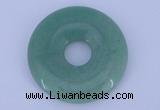 NGP608 5pcs 7*45mm green aventurine gemstone donut pendants wholesale