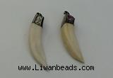 NGP6490 14*55mm - 12*60mm horn wolf tooth pendants wholesale