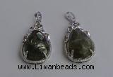 NGP6621 22*30mm faceted teardrop labradorite gemstone pendants