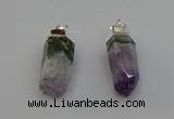 NGP6680 12*25mm - 12*30mm sticks druzy amethyst pendants