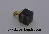 NGP6776 15*22mm cube labradorite gemstone pendants wholesale