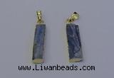 NGP7045 8*32mm - 10*30mm rectangle blue kyanite pendants