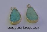 NGP7134 20*30mm - 22*32mm freeform amazonite gemstone pendants