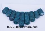 NGP72 Fashion chrysocolla gemstone pendants set jewelry wholesale