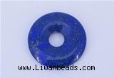 NGP721 5*30mm natural lapis lazuli gemstone donut pendant