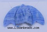 NGP73 Fashion blue lace agate gemstone pendants set jewelry wholesale