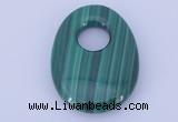 NGP734 20*30mm oval natural malachite gemstone pendant wholesale