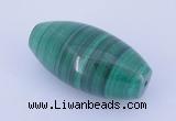 NGP735 18*36mm rice natural malachite gemstone pendant wholesale