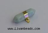 NGP7450 12*45mm sticks amazonite gemstone pendants wholesale