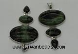 NGP8021 50*82mm - 52*86mm kambaba jasper pendant set jewelry