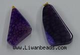 NGP8660 20*40mm - 40*50mm freeform agate pendants wholesale