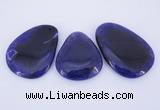 NGP879 5PCS 40-45mm*50-65mm freeform agate gemstone pendants