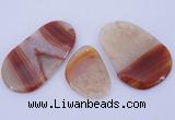 NGP895 5PCS 30-45mm*40-65mm freeform agate druzy geode gemstone pendants