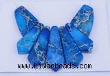 NGP91 Dyed imperial jasper gemstone pendants set jewelry wholesale