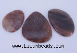 NGP942 5PCS 35-45mm*45-60mm freeform jasper gemstone pendants