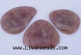 NGP956 5PCS 35-50mm*50-60mm freeform quartz gemstone pendants