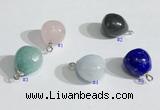 NGP9702 10mm teardrop  mixed gemstone pendants wholesale