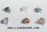 NGP9736 11*11mm  mixed gemstone pendants wholesale