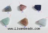 NGP9743 14*16mm mixed gemstone pendants wholesale