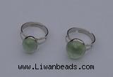 NGR208 10*14mm – 12*16mm freeform prehnite rings wholesale