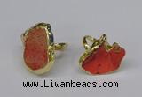 NGR264 22*30mm - 30*40mm freeform sea sediment jasper rings