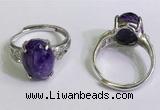 NGR3027 925 sterling silver with 10*14mm oval charoite rings