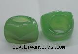 NGR42 20*30*35mm faceted freeform agate gemstone rings