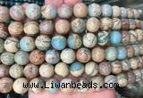 NSBS01 15 inches 12mm round serpentine Jasper beads wholesale