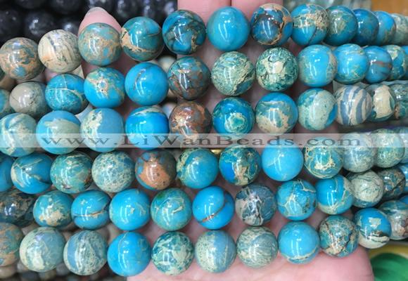 NSBS02 15 inches 12mm round serpentine Jasper beads wholesale