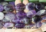 OVBS02 15 inches 18*25mm oval amethyst gemstone beads wholesale