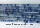 RBBS05 15 inches 2*4mm heishi blue aventurine gemstone beads