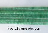 RBBS06 15 inches 2*4mm heishi green aventurine gemstone beads