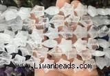 RGBS19 15 inches 16mm star white crystal gemstone beads wholesale