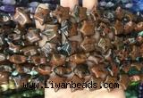 RGBS29 15 inches 16mm star mahogany obsidian gemstone beads