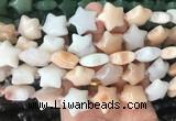 RGBS39 15 inches 20mm star pink aventurine gemstone beads