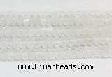 SEBS10 15 inches 6*10mm round selenite gemstone beads wholesale