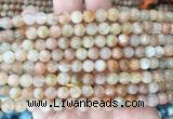 SSBS06 15 inches 6mm round sunstone beads wholesale