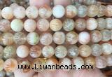 SSBS08 15 inches 10mm round sunstone beads wholesale