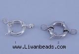 SSC202 5pcs 12mm 925 sterling silver spring rings clasps