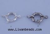 SSC203 5pcs 13.5mm 925 sterling silver spring rings clasps