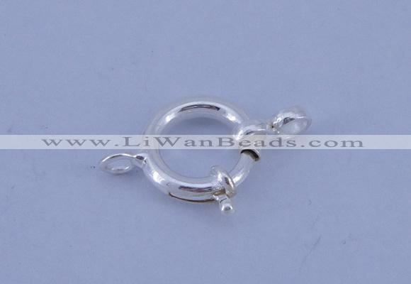 SSC207 5pcs 12.5mm 925 sterling silver spring rings clasps