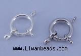 SSC208 5pcs 13.5mm 925 sterling silver spring rings clasps