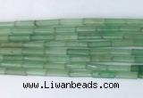 TBBS11 15 inches 4*13mm tube green aventurine jade gemstone beads