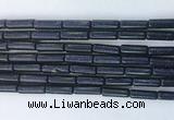 TBBS36 15 inches 4*13mm tube blue goldstone gemstone beads