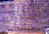 TBBS60 15 inches 5*7mm tube amethyst gemstone beads wholesale